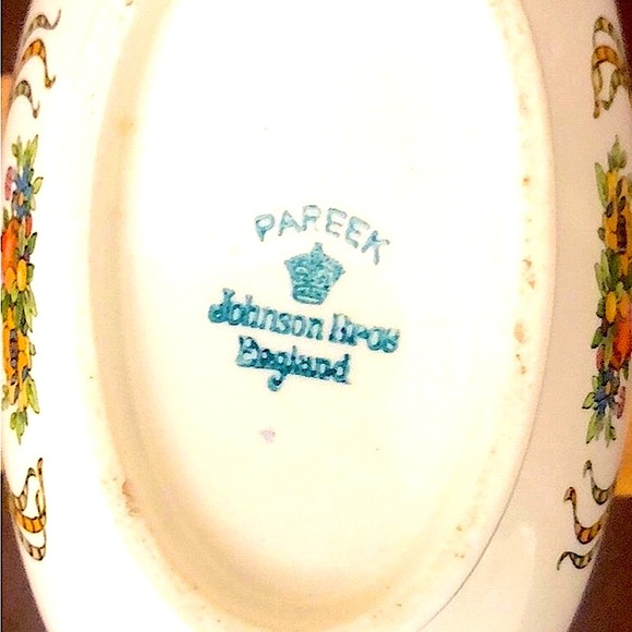 VINTAGE “1930’s “PAREEK-WARE” GRAVY BOAT. RARE. - Picture 5 of 6